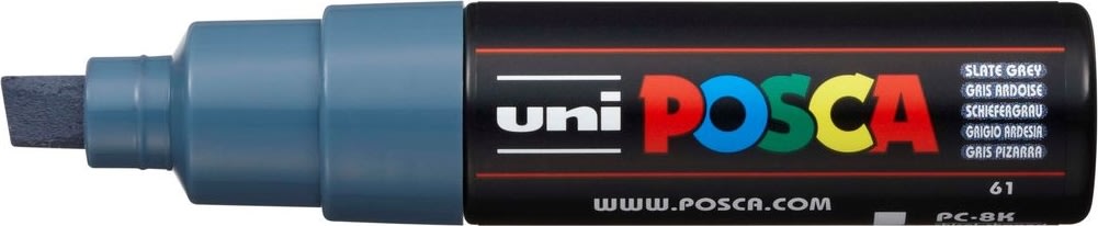 Posca Marker | PC-8K | B | 8 mm | Slate grey