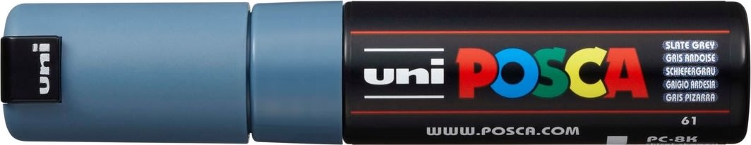 Posca Marker | PC-8K | B | 8 mm | Slate grey