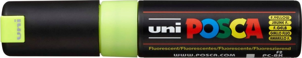 Posca Marker | PC-8K | B | 8 mm | Fluo yellow