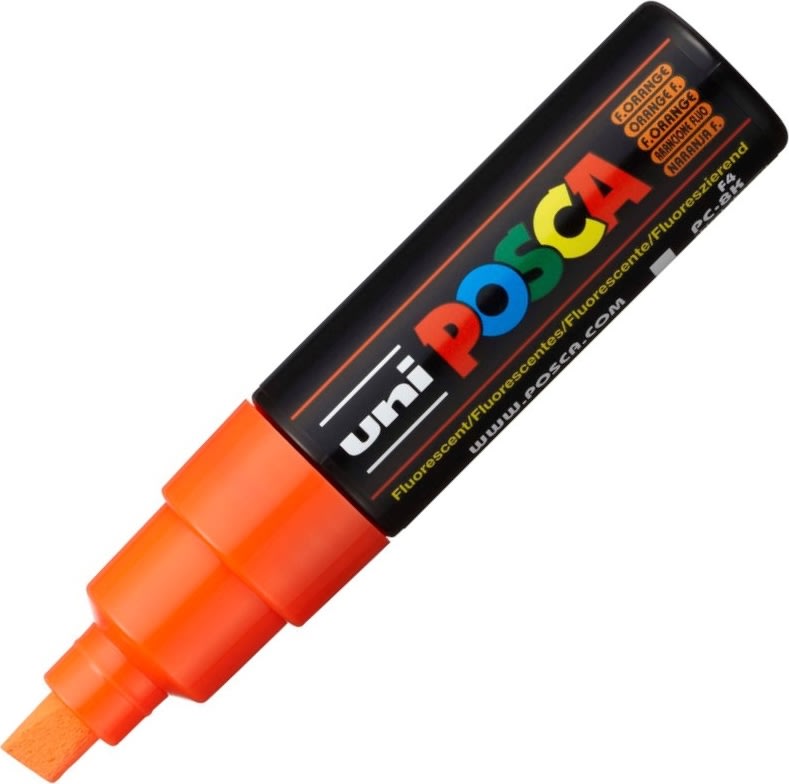 Posca Marker | PC-8K | B | 8 mm | Fluo orange