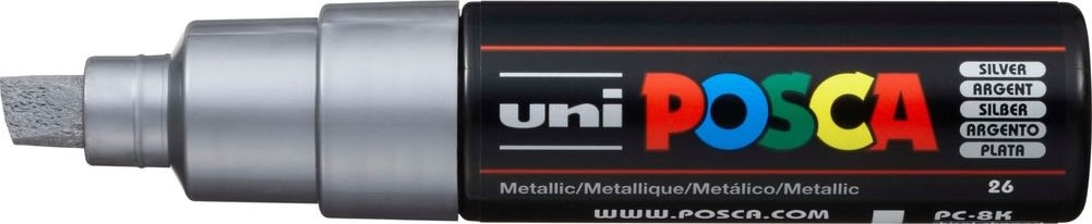 Posca Marker | PC-8K | B | 8 mm | Silver