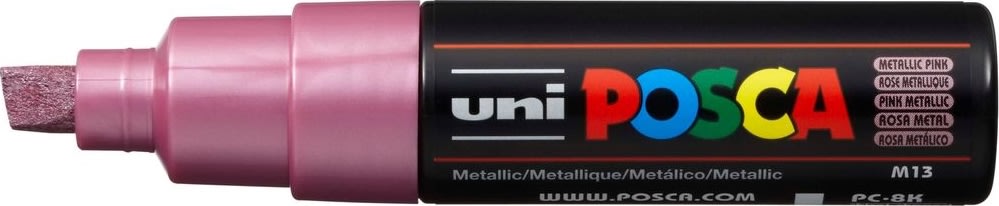 Posca Marker | PC-8K | B | 8 mm | Metal pink