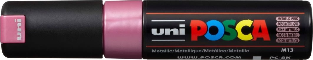 Posca Marker | PC-8K | B | 8 mm | Metal pink