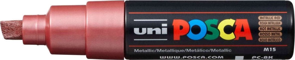 Posca Marker | PC-8K | B | 8 mm | Metallic red