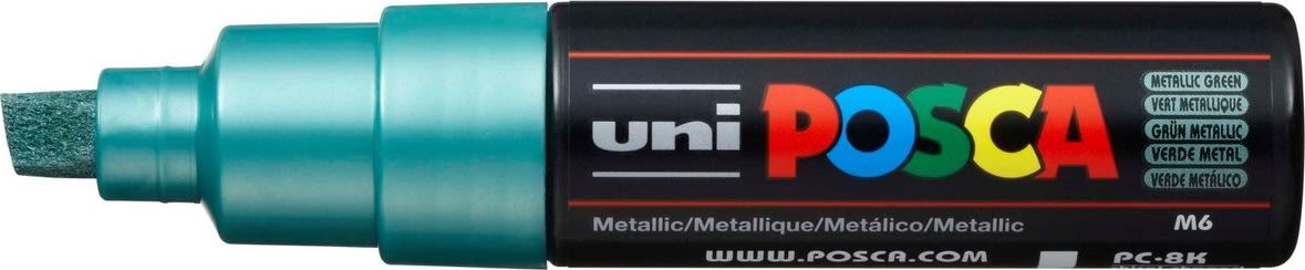 Posca Marker | PC-8K | B | 8 mm | Metallic green