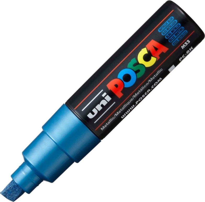 Posca Marker | PC-8K | B | 8 mm | Metallic blue