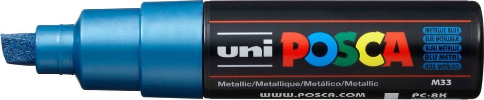Posca Marker | PC-8K | B | 8 mm | Metallic blue
