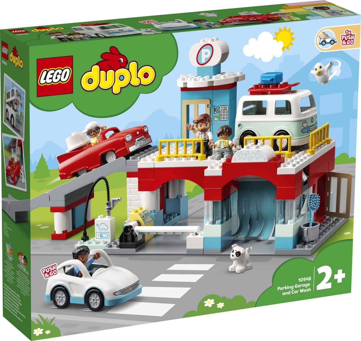 LEGO DUPLO Vehicles 10948 Parkeringshus og bilvask