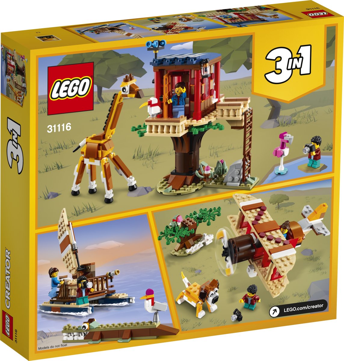 Mild stamtavle Barber LEGO Creator 31116 Safari-trætophus, 7+ | Lomax A/S