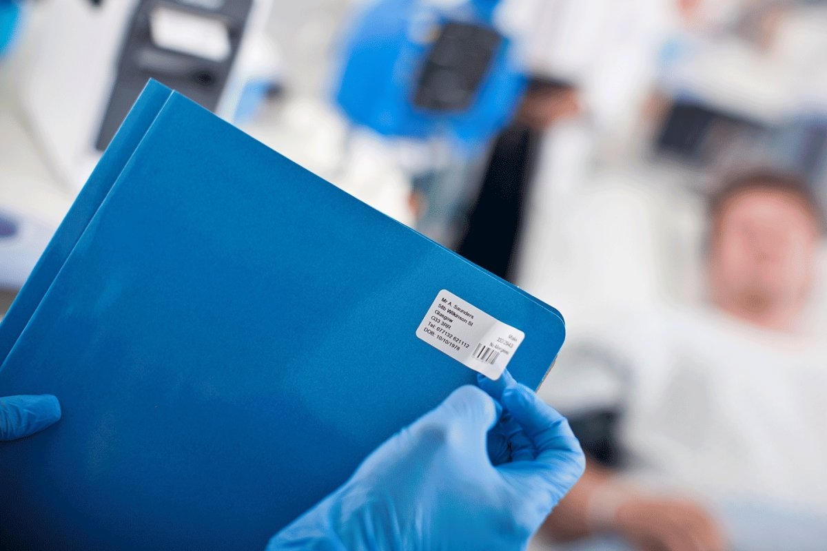 Brother BDE termisk labelrulle, 51mmx26mm, 16 stk.