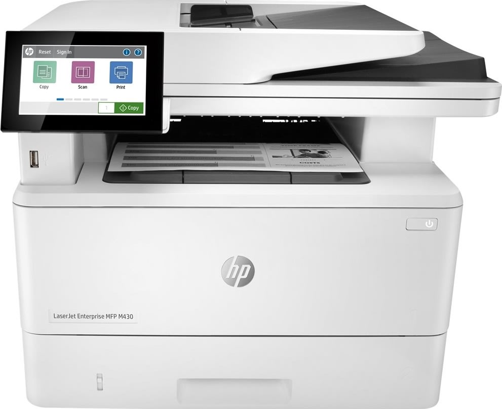 stærk Tilbagebetale Ved en fejltagelse HP LaserJet Enterprise MFP M430f sort/hvid printer - Fri Fragt | Lomax A/S