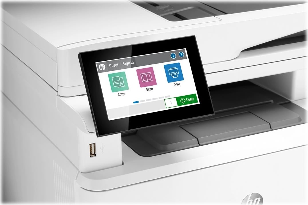 HP LaserJet Enterprise MFP M430f sort/hvid printer