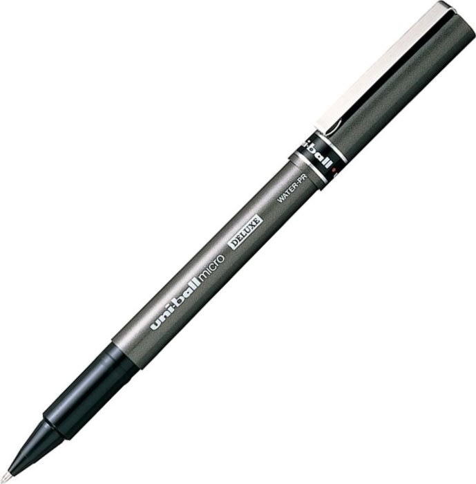 Uni-Ball UB155 Micro Deluxe Rollerpen | Sort