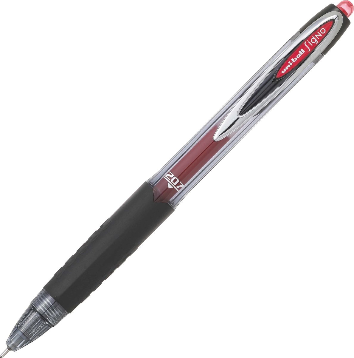 Uniball Signo UMN 207 Needle Point gelpen, rød, se her Lomax A/S