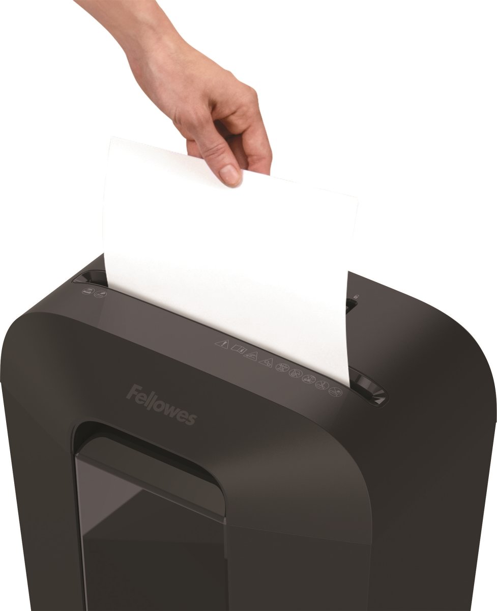 Fellowes Powershred LX70 Cross-Cut makulator, sort