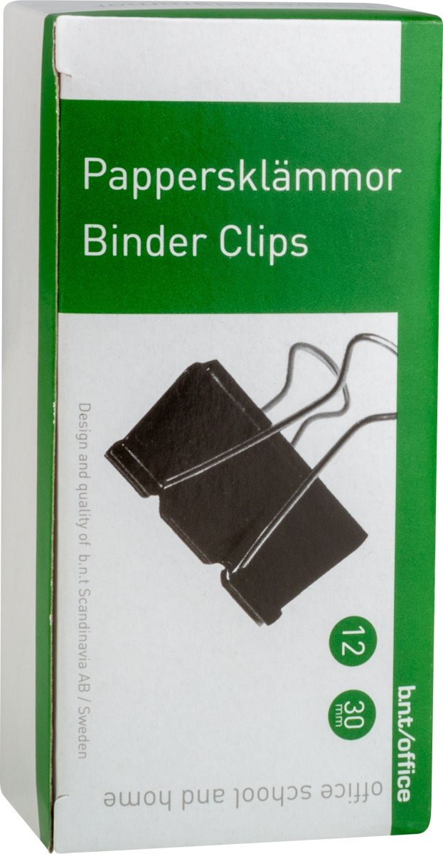 Office Foldback Brevclips | 30 mm | 12 stk.