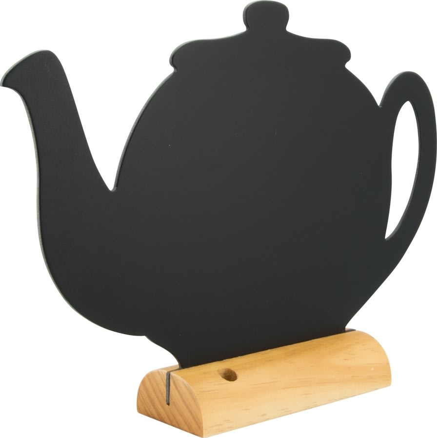 Securit Silhuette Wood Bordskilte | Teapot | 3stk.