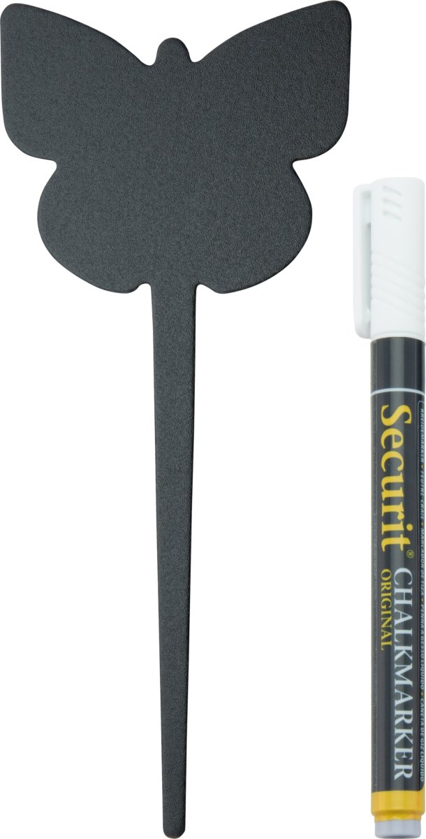 Securit Silhuette Tag Butterfly Skilt | 5 stk.