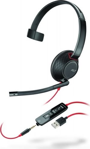 Poly Blackwire 5210 USB-A mono headset