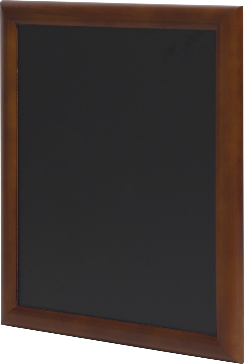 Securit Kridttavle 76x56 cm, mørkt træ