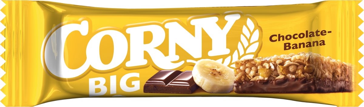 Corny Chokolade & Banan Müslibar, 50 g