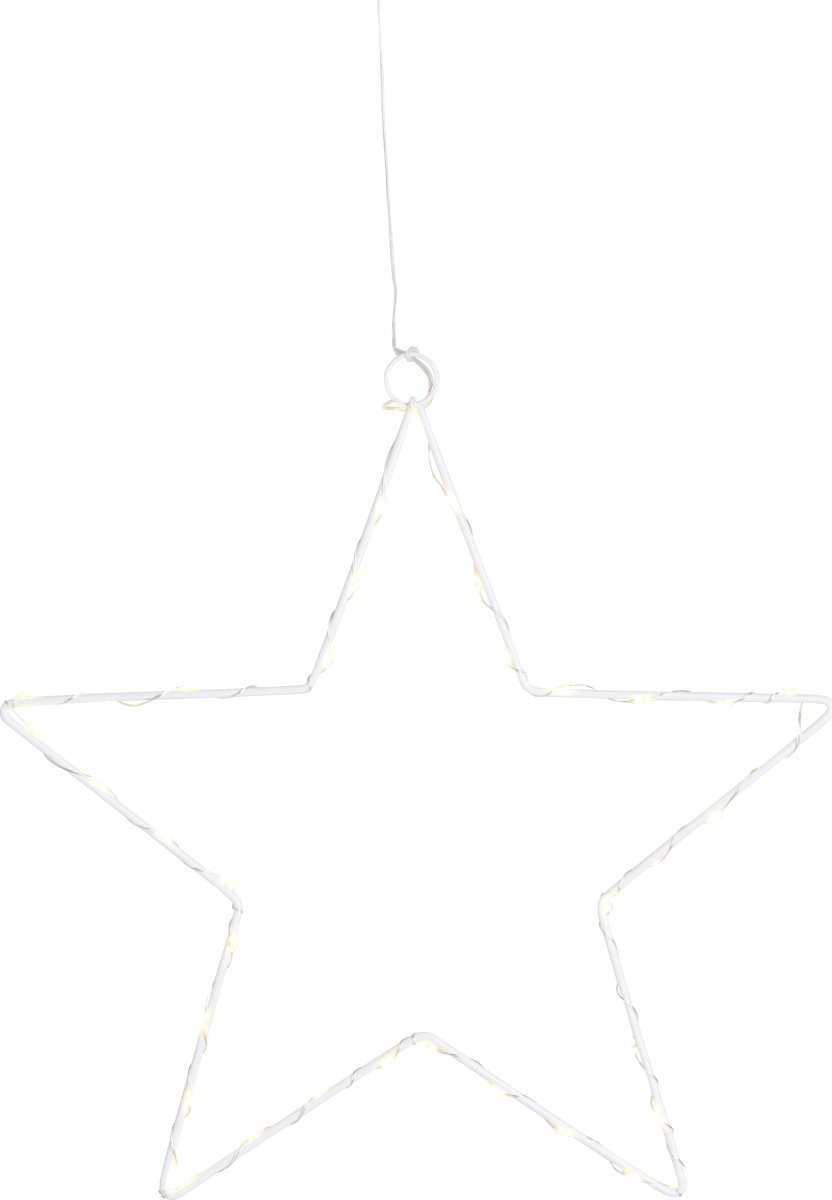 Sirius Liva Stjerne, 40 LED, Ø30 cm, hvid