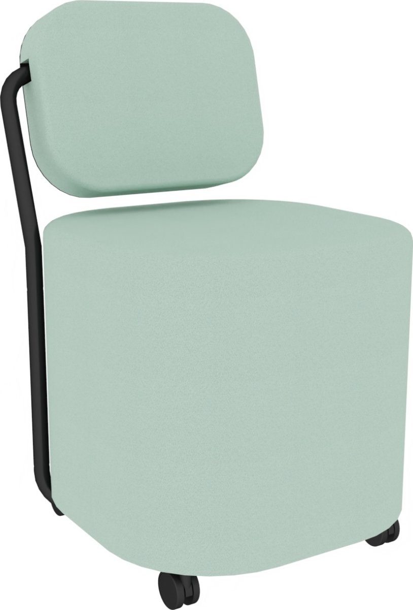 IQSeat loungestol m/ryg til bord, Mint grøn