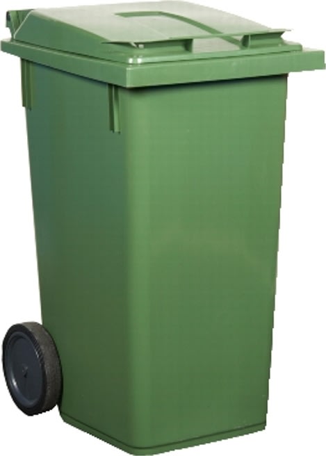 Affaldsbeholder 240 l, Grøn