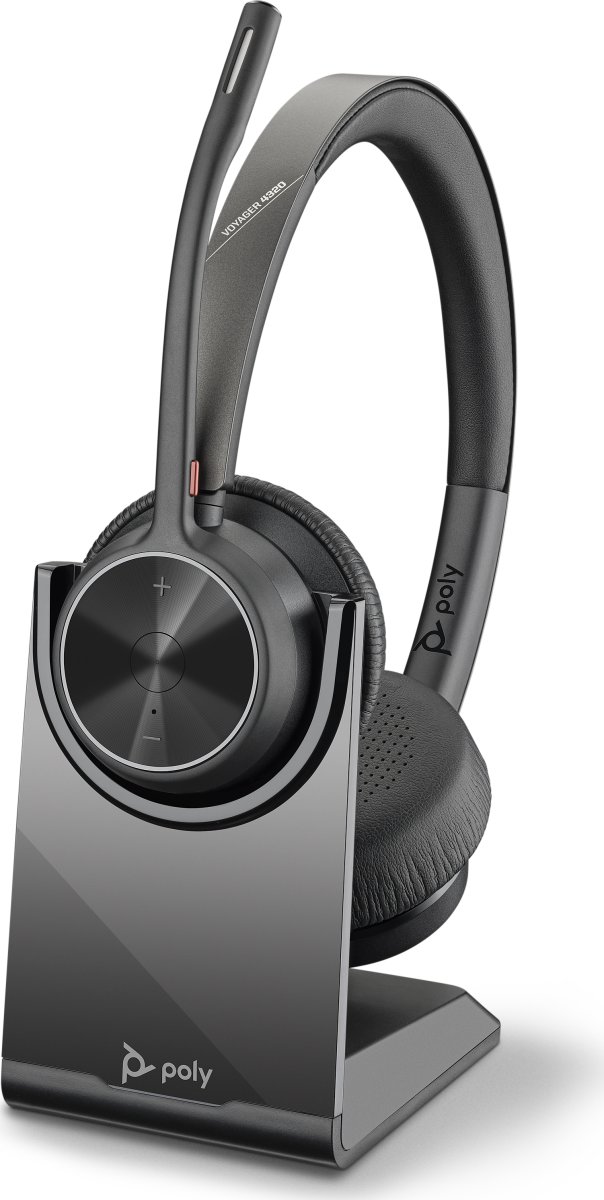 Poly Voyager 4320 Stereo UC USB-A Headset m. dock