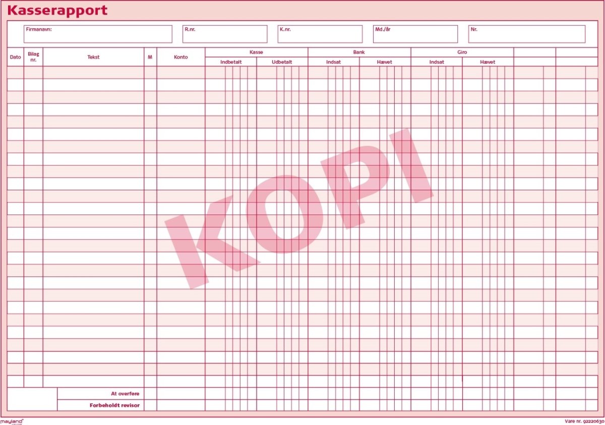 Mayland Blanket | Kasse-bank-giro+1 | 2x50 blade