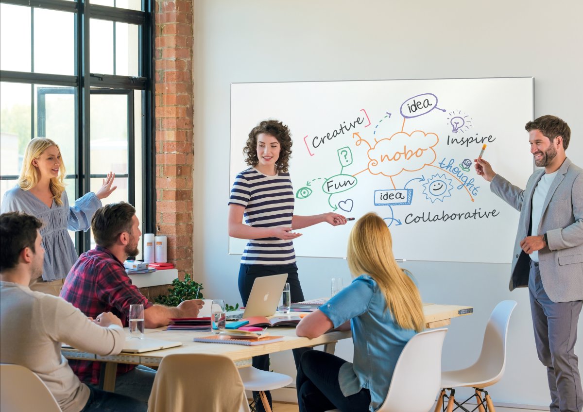 DEMO: Nobo Whiteboard Impression Pro 240x120 cm