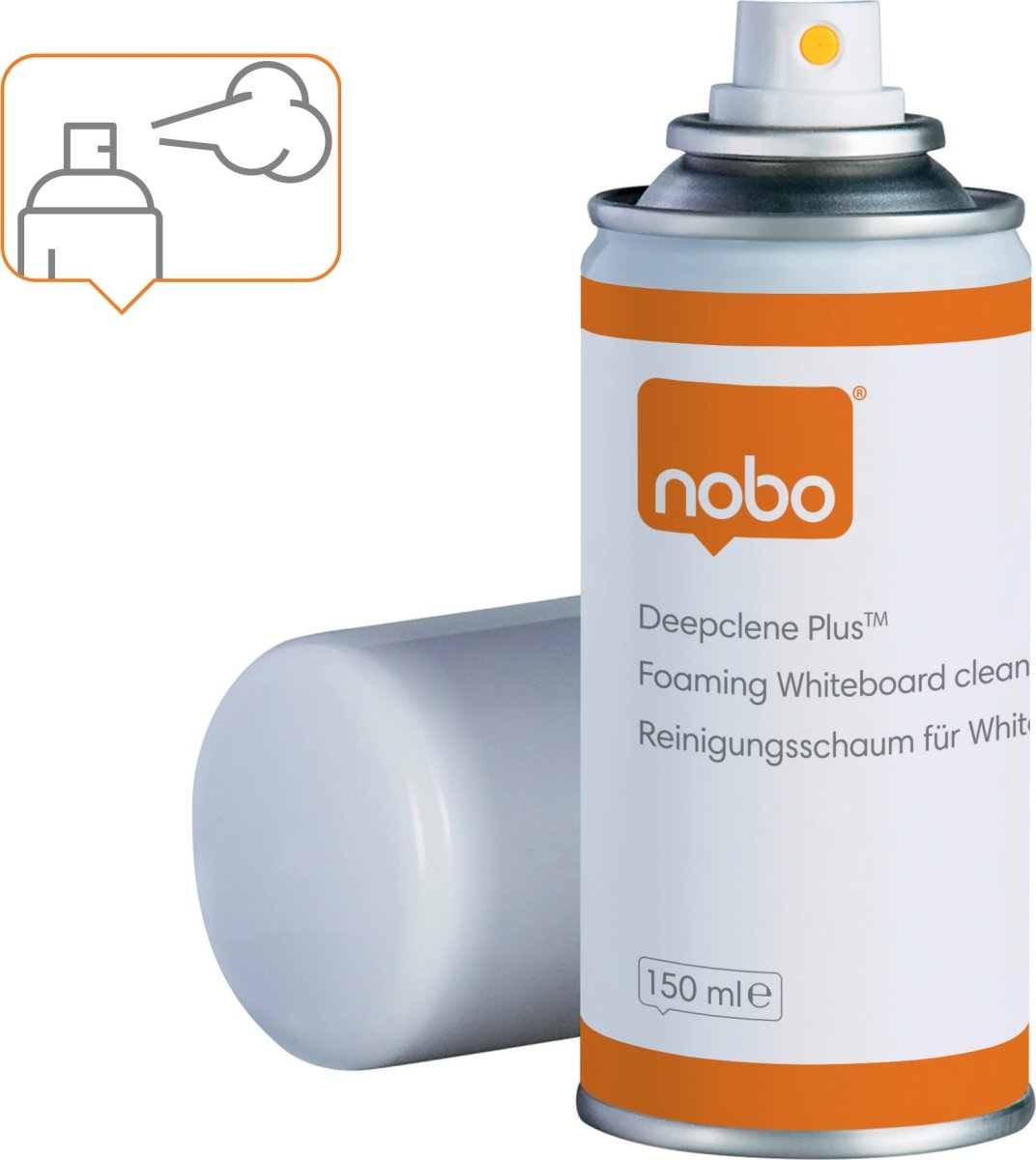 Nobo Whiteboard DeepClene Spray Plus, 150ml