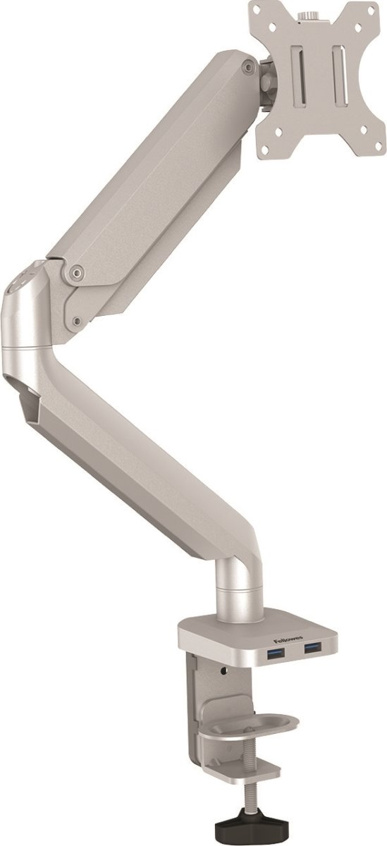 Fellowes Platinum Series Single Monitor Arm, sølv