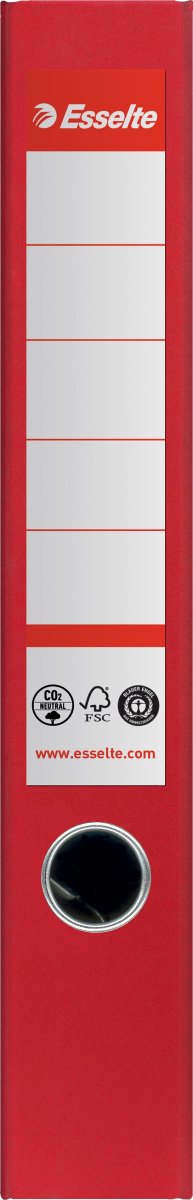 Esselte No.1 CO2-komp. brevordner | 50mm | Rød