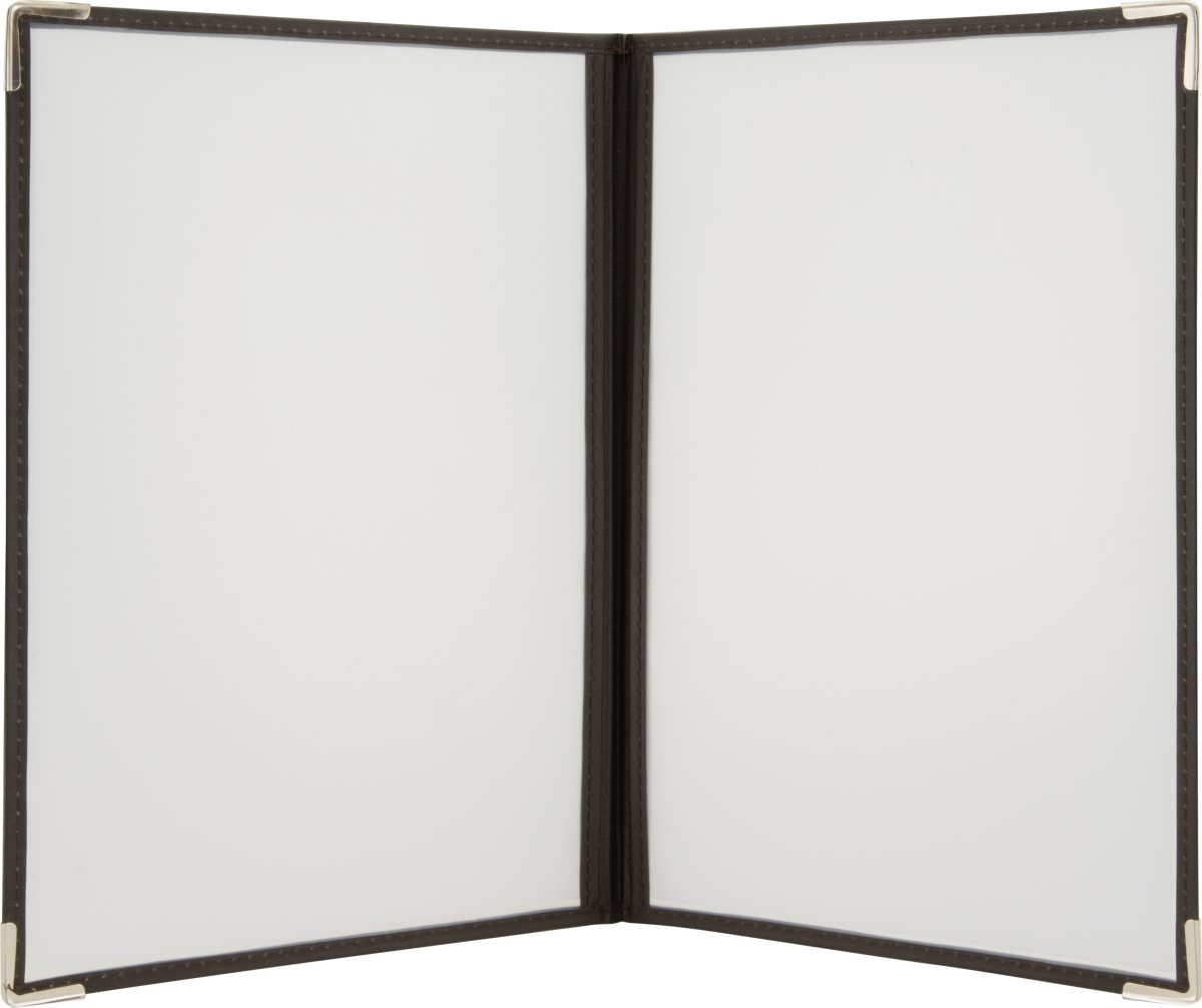 Securit Crystal Bifold Menuholder A4 | 3 stk