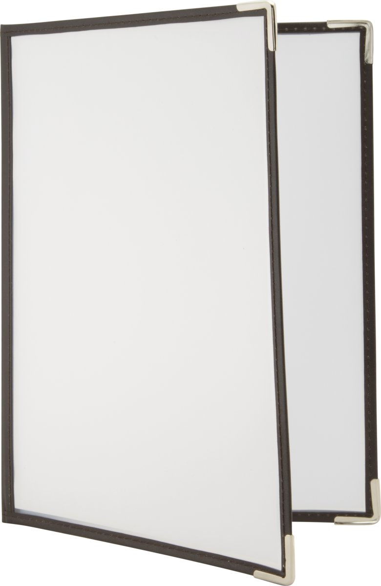Securit Crystal Bifold Menuholder A4 | 3 stk