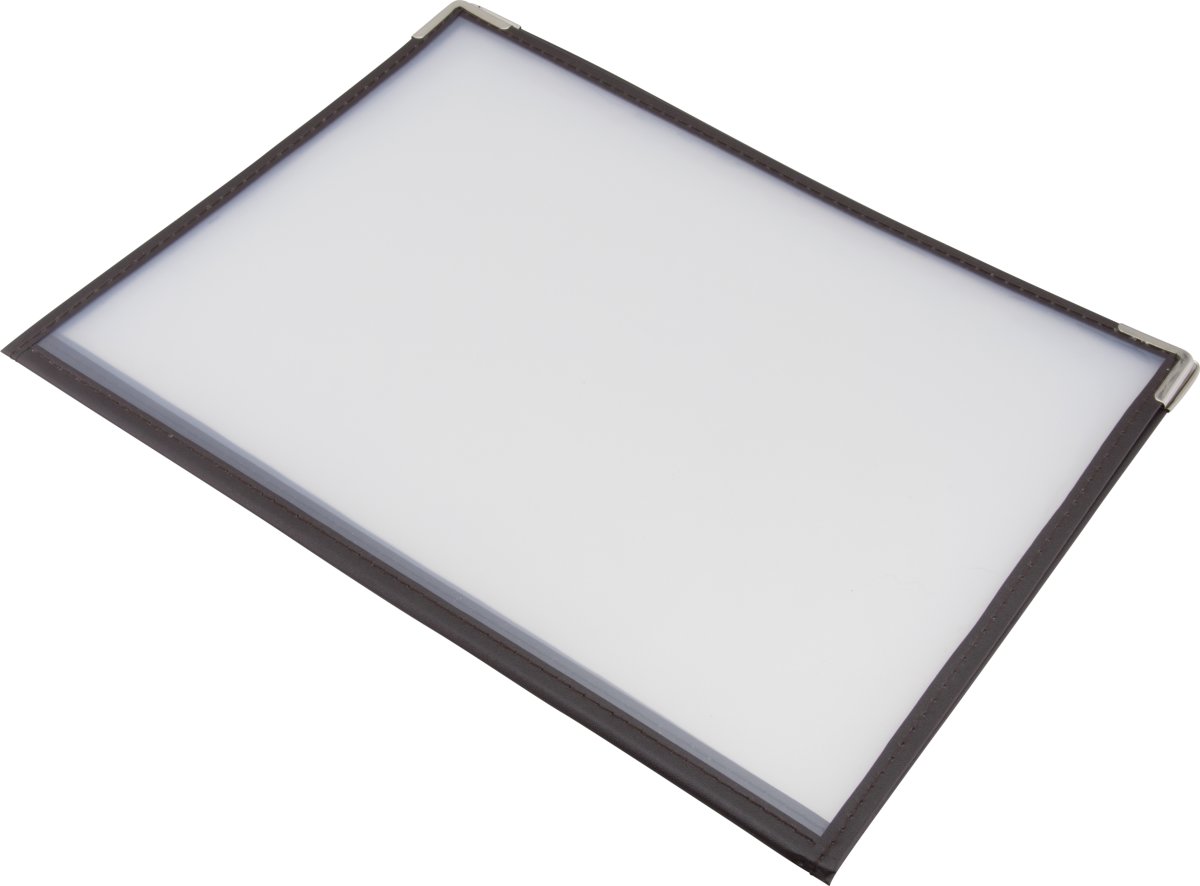 Securit Crystal Bifold Menuholder A4 | 3 stk