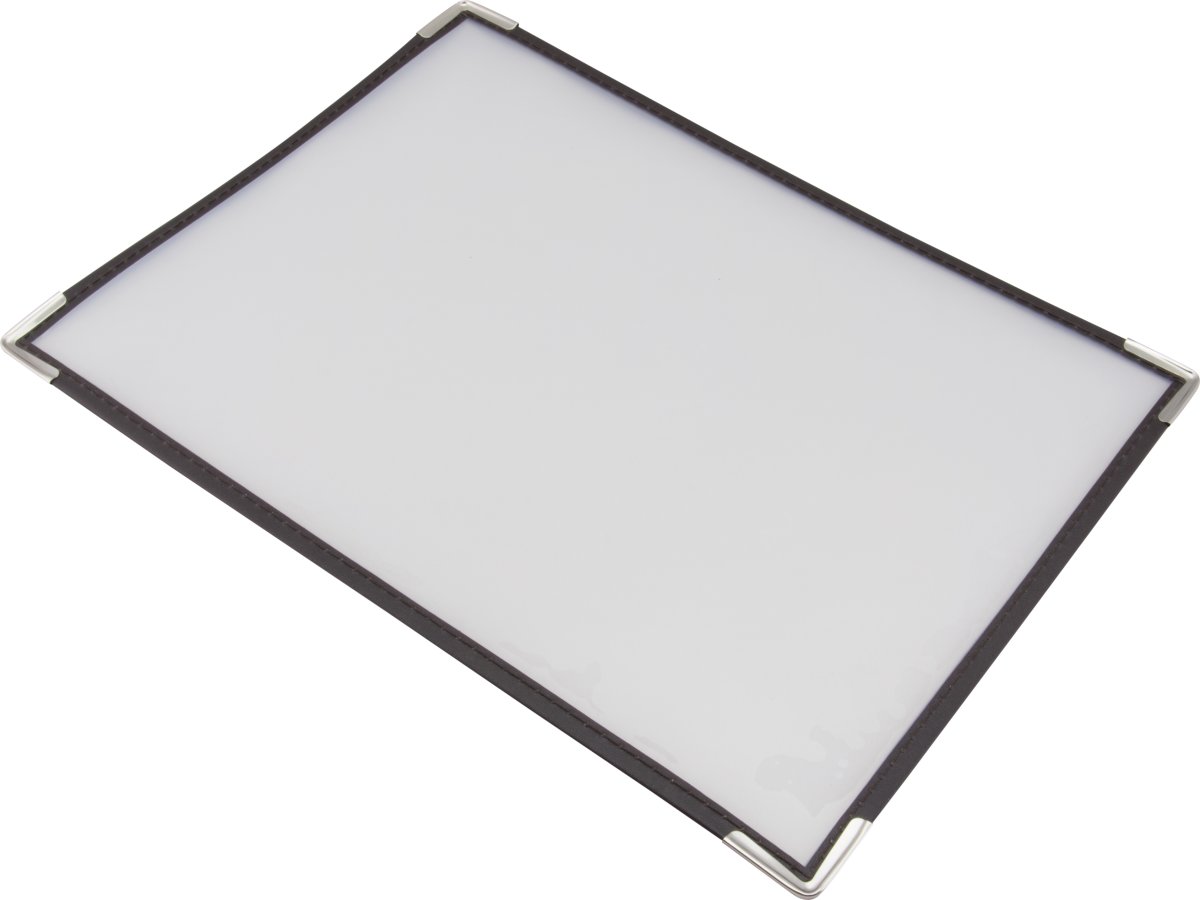 Securit Crystal Dobbeltsidet Menuholder A4 | 3 stk