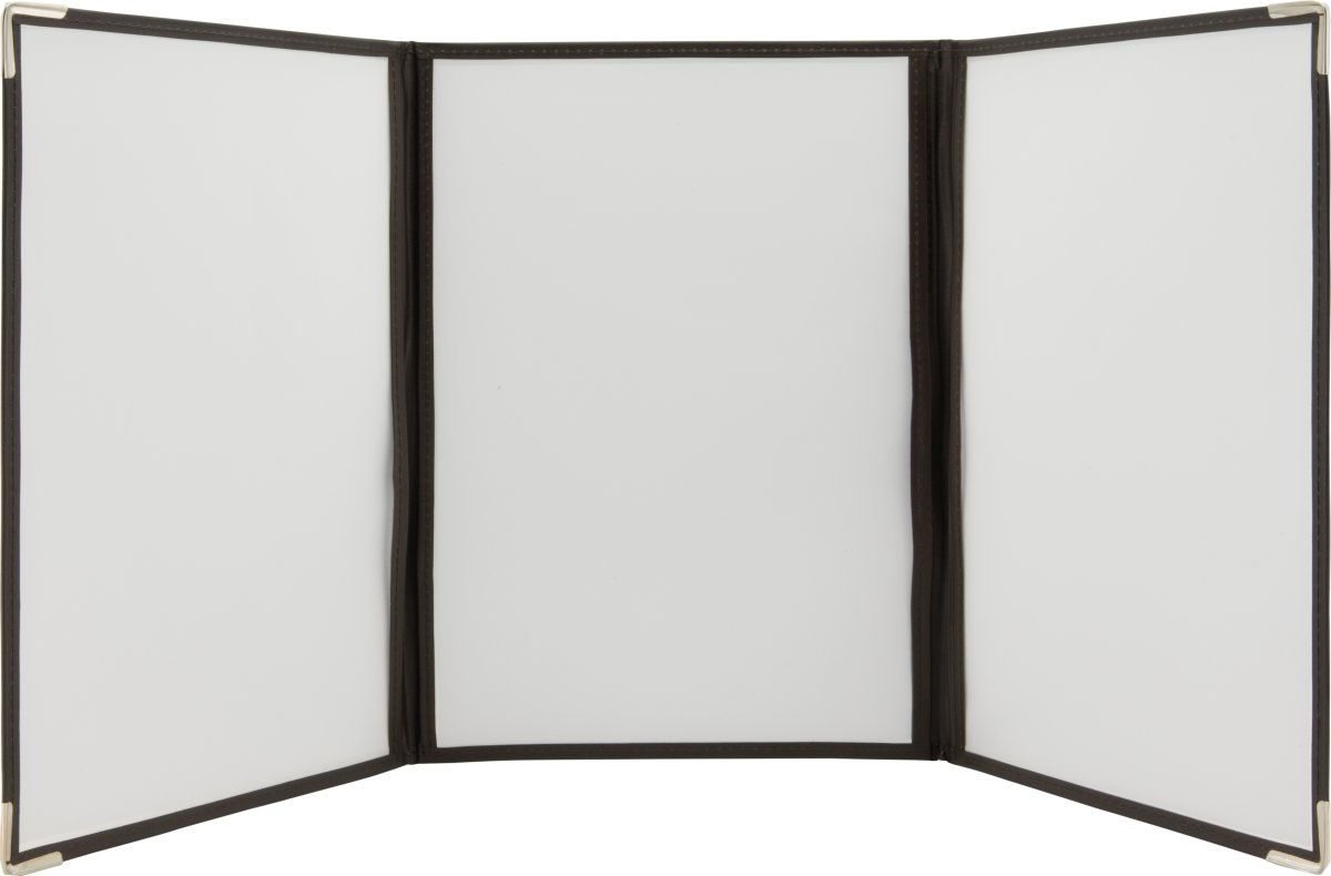 Securit Crystal Triple Menuholder A4 | 3 stk