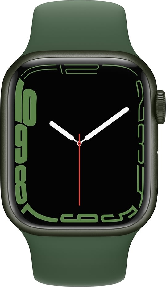 Apple Watch Series 7 (GPS+4G), 41mm, grøn, sport