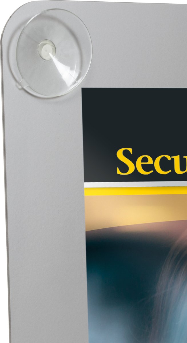 Securit Window Plakatramme | A4 | Grå