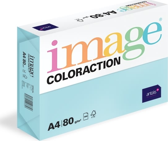 Image Coloraction A4, 80g, 500ark, Azure Blue