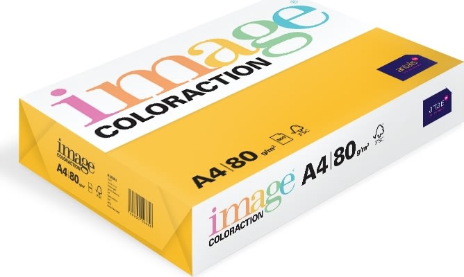 Image Coloraction A4, 80g, 500ark, Gold