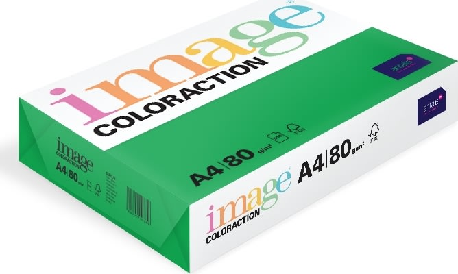 Image Coloraction A4, 80g, 500ark, Deep green