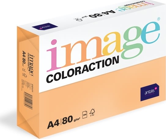Image Coloraction A4, 80g, 500ark, Neon Orange