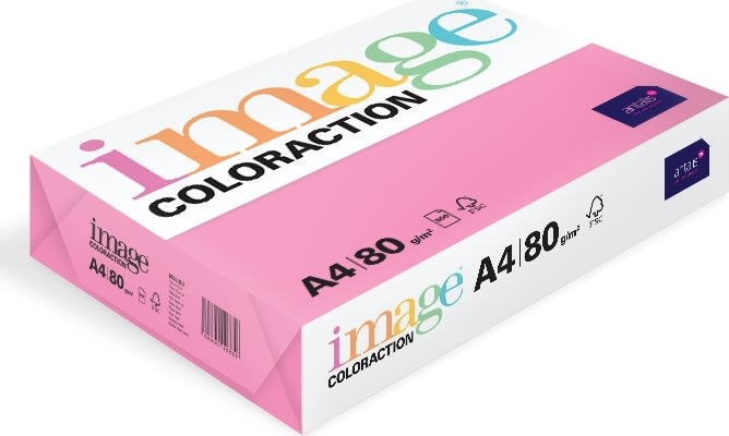 Image Coloraction A4, 80g, 500ark, Neon Pink