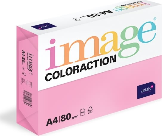 Image Coloraction A4, 80g, 500ark, Neon Pink