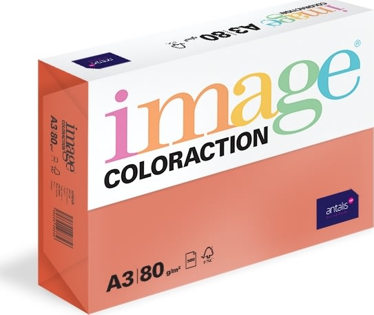 Image Coloraction A3, 80g, 500ark, Dark red