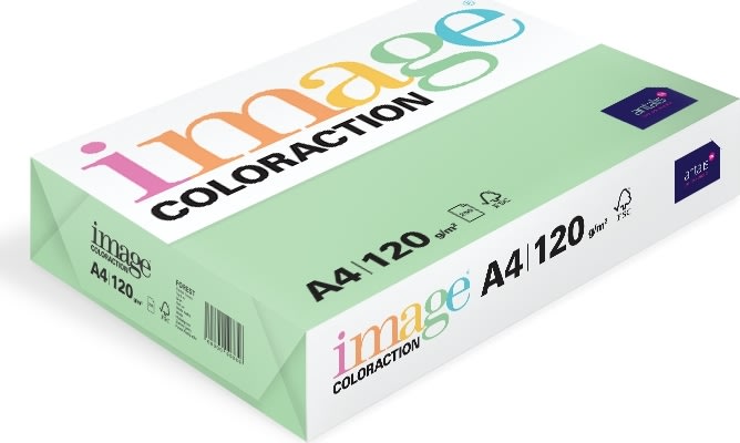 Image Coloraction A4, 120g, 250ark, Pastel Green