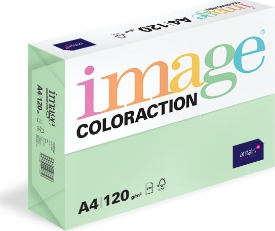 Image Coloraction A4, 120g, 250ark, Pastel Green